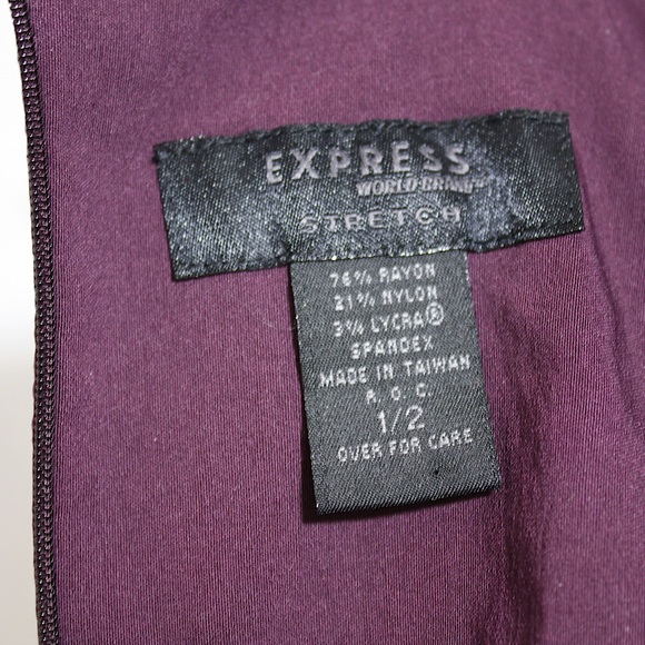 1-2 size bodycon express dress - Picture 3 of 3